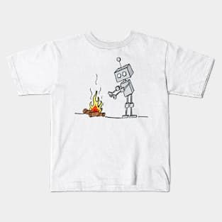 Stay Warm Bot Kids T-Shirt